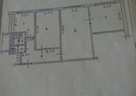 Продаётся 3-комнатная квартира, 52 м²